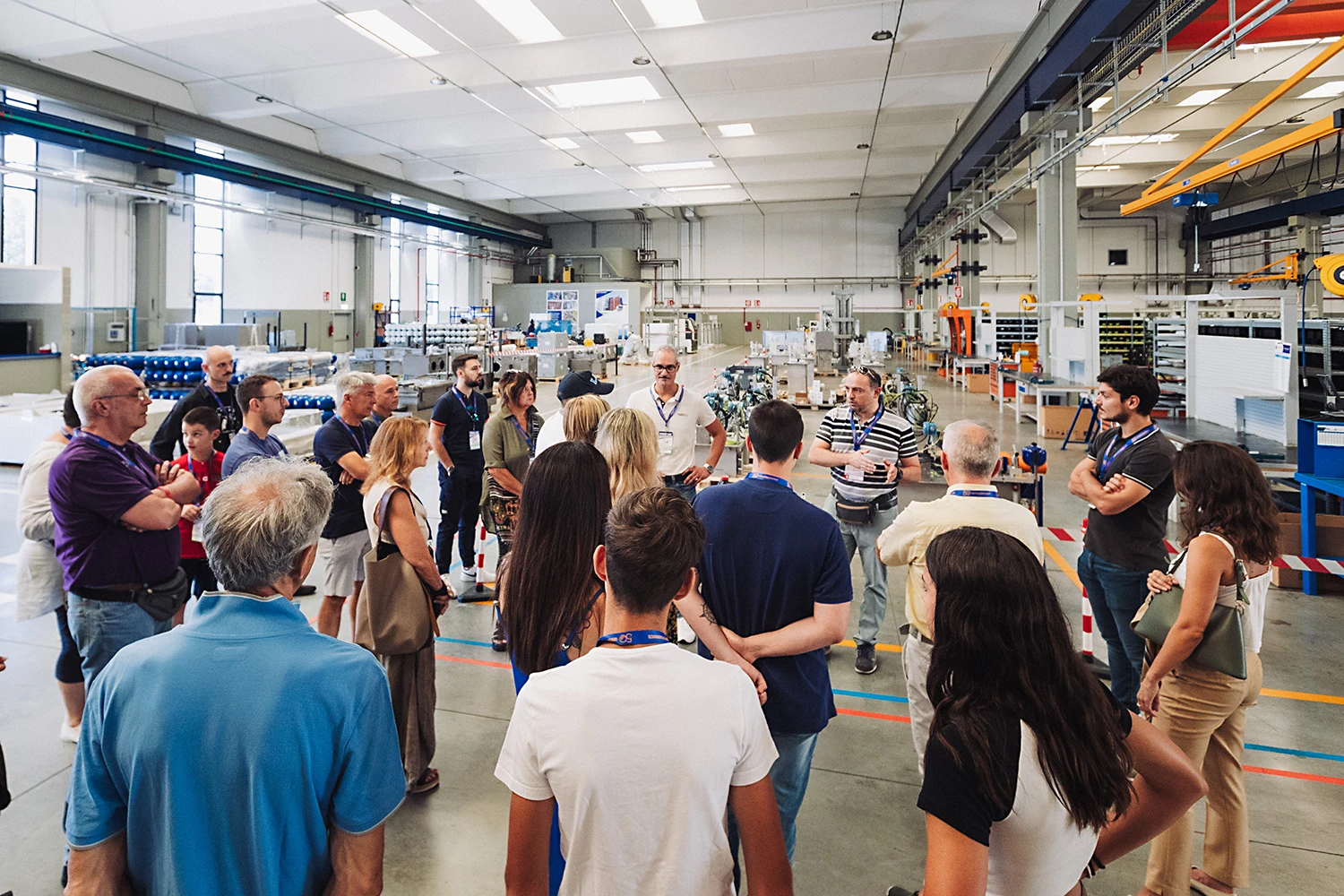 Visita nei reparti produttivi
