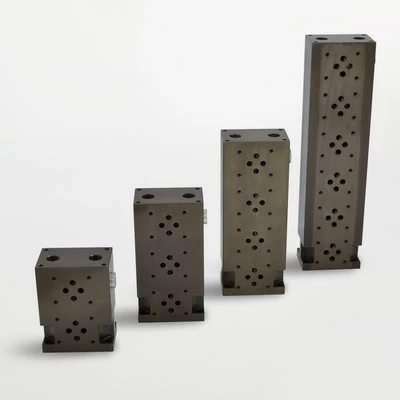 Connectable modular panels and bases for valves
