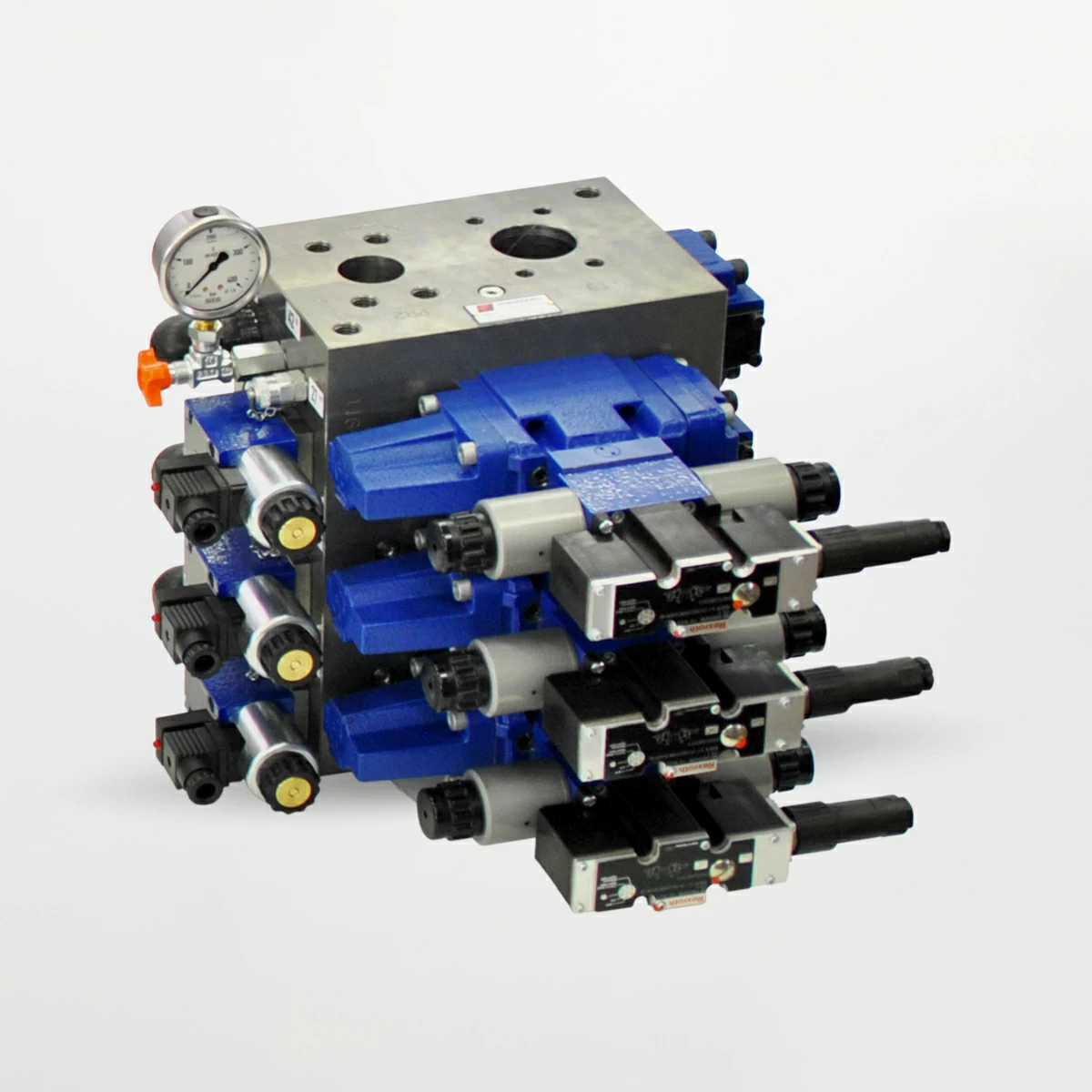 Manifold icraulici disponibili in acciaio al carbonio, ghisa, acciaio INOX ed alluminio