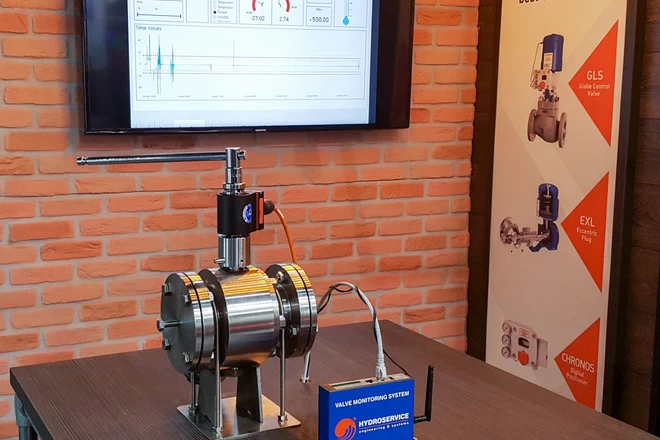 Pic #2 - Sistema di monitoraggio IoT remoto delle coppie valvola di processo