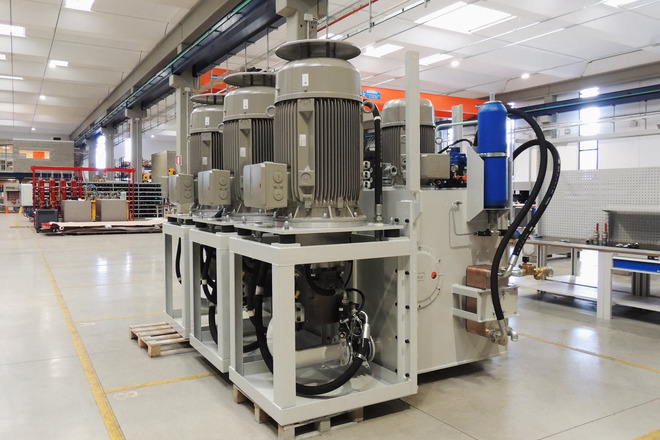 Pic #0 - Oleodynamic press control system with optimised axis control automation