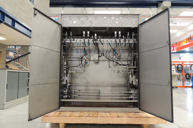 Pic #0 - Quadro Oleodinamico per il controllo di Valvole Rotative su impianti idroelettrici