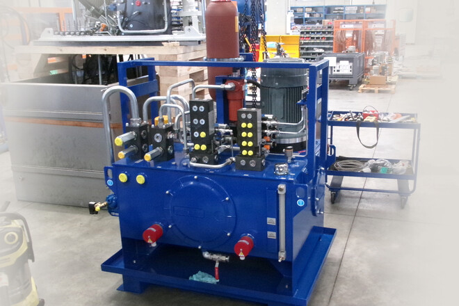 Pic #2 - Hydraulic unit for hot forging