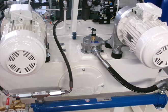 Pic #2 - Realization of Hydraulic System for Calanders