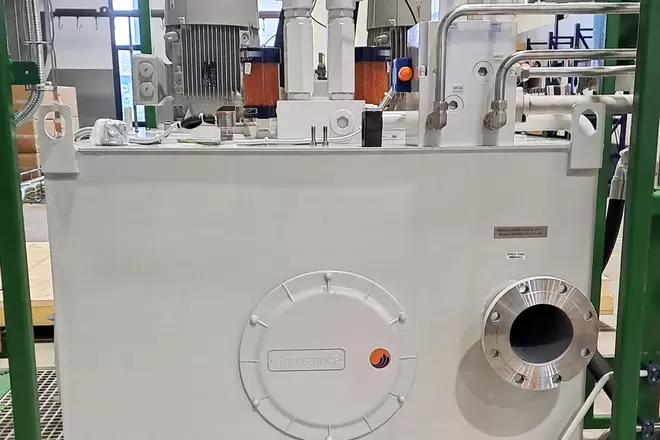 Pic #4 - Centrale Oleodinamica PED Exergy P - Centrale lube & seal oil skid - Regno Unito